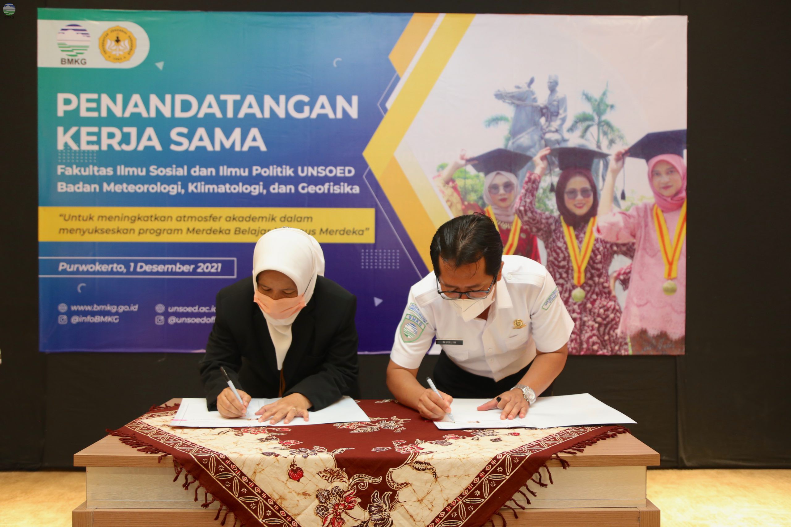 BMKG Mendukung Program Merdeka Belajar - Kampus Merdeka UNSOED